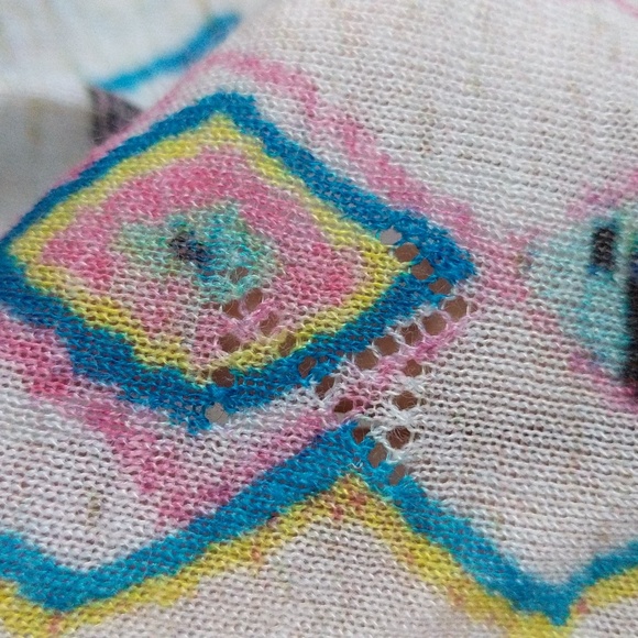 NWOT Zadig & Voltaire Tito Kilim Top In Neutrals T-shirt - Picture 5 of 15